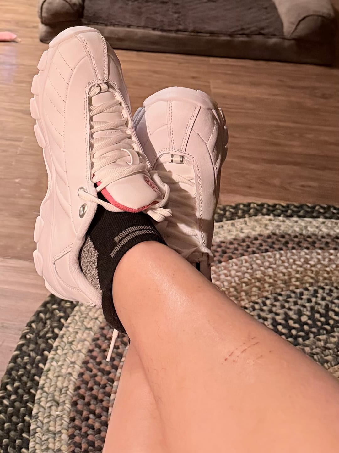 Customer photo review of 93426-156-M | ST329 CMF | WHITE/SHOCKING PINK