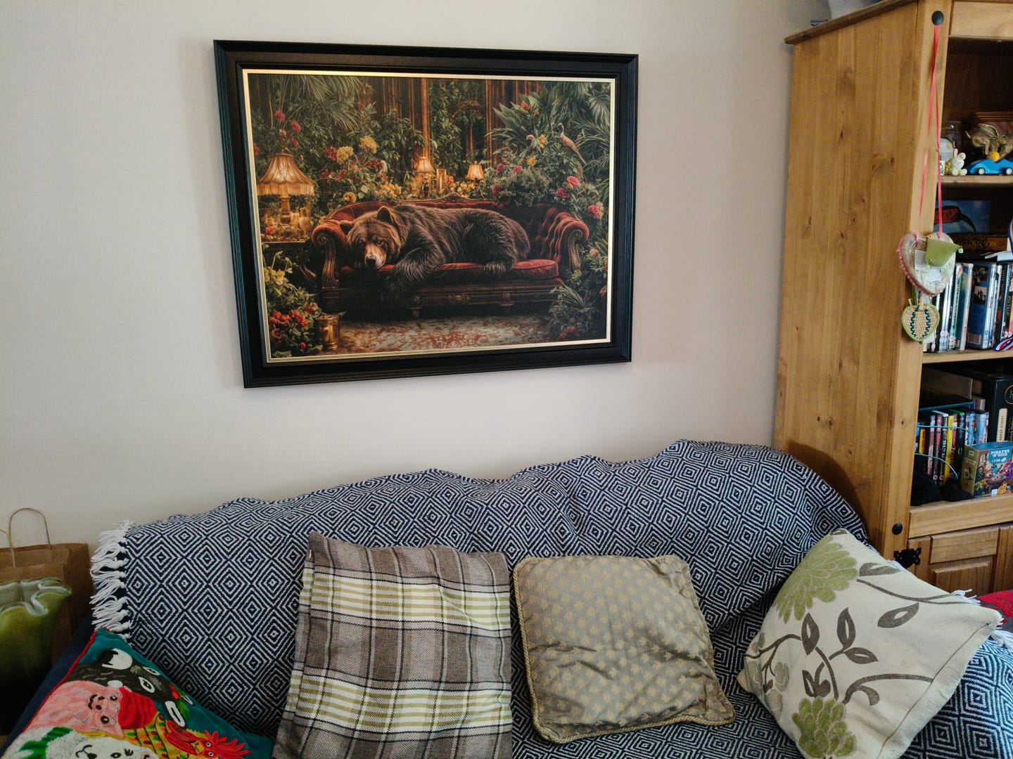 Customer photo review of Lounging Bear By AKDesigns