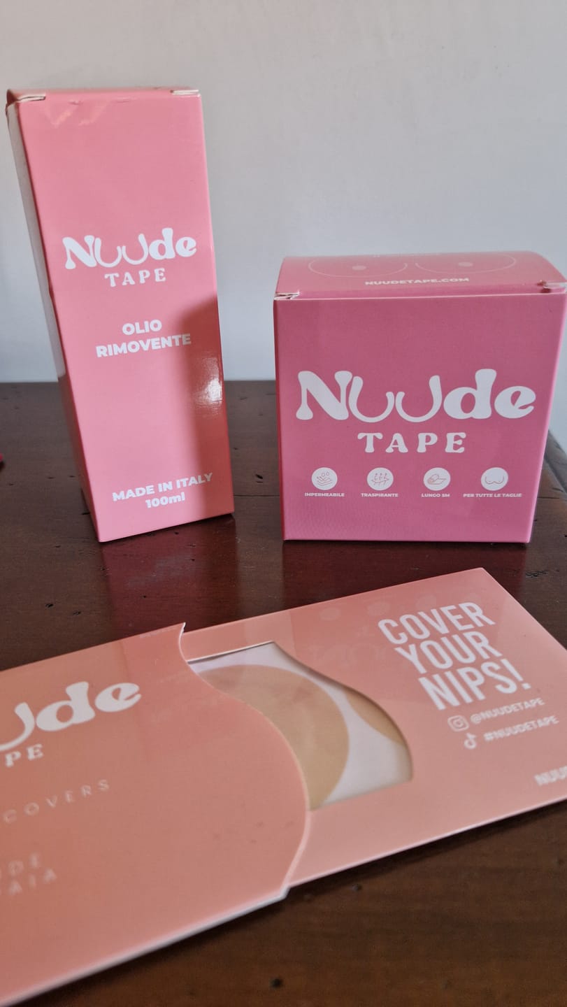 Customer photo review of NuudeTape - Nastro Nude