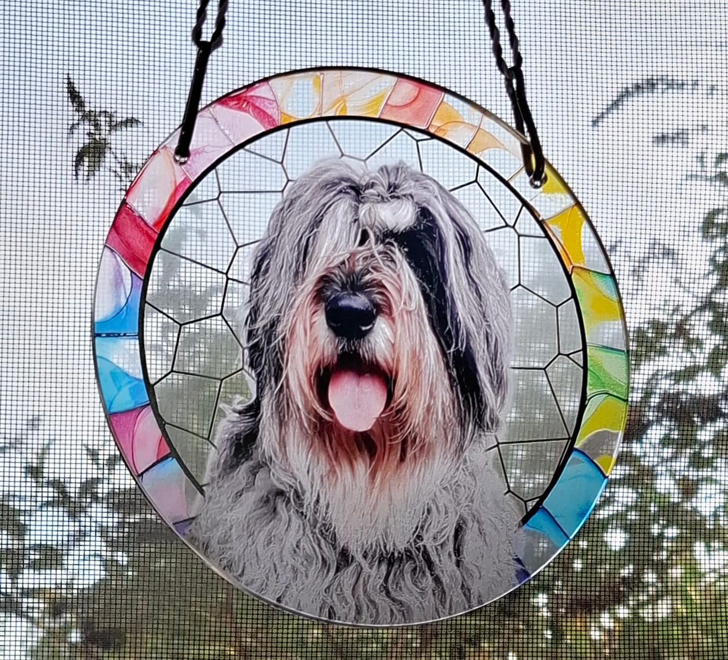Customer photo review of Personalisierter Sonnenfänger - Haustierportrait