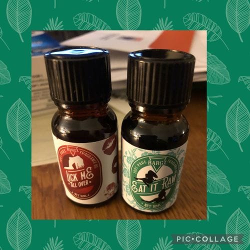 Customer photo review of Bargz Eat It Raw Fragrance Perfume Oil, Mature Fruity Scent with Sweet Awakening Effect