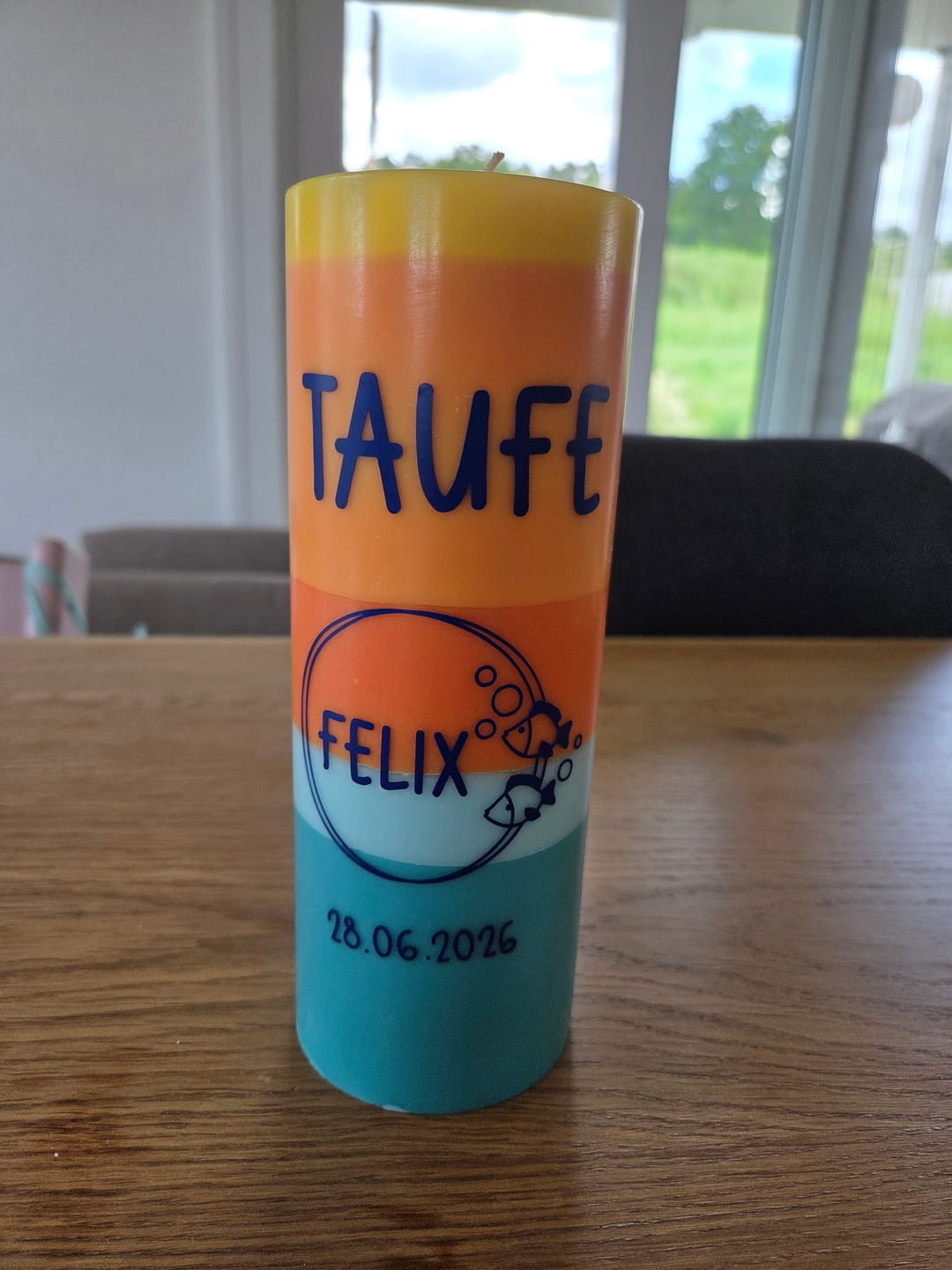 Customer photo review of Blockkerze FÜR ALLE FÄLLE