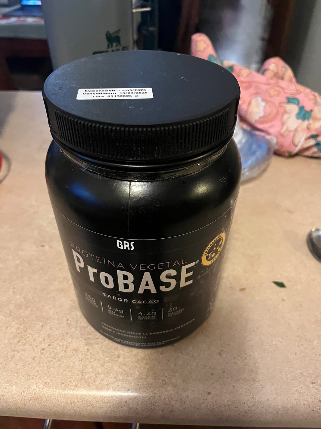 Customer photo review of Proteína ProBASE Cacao