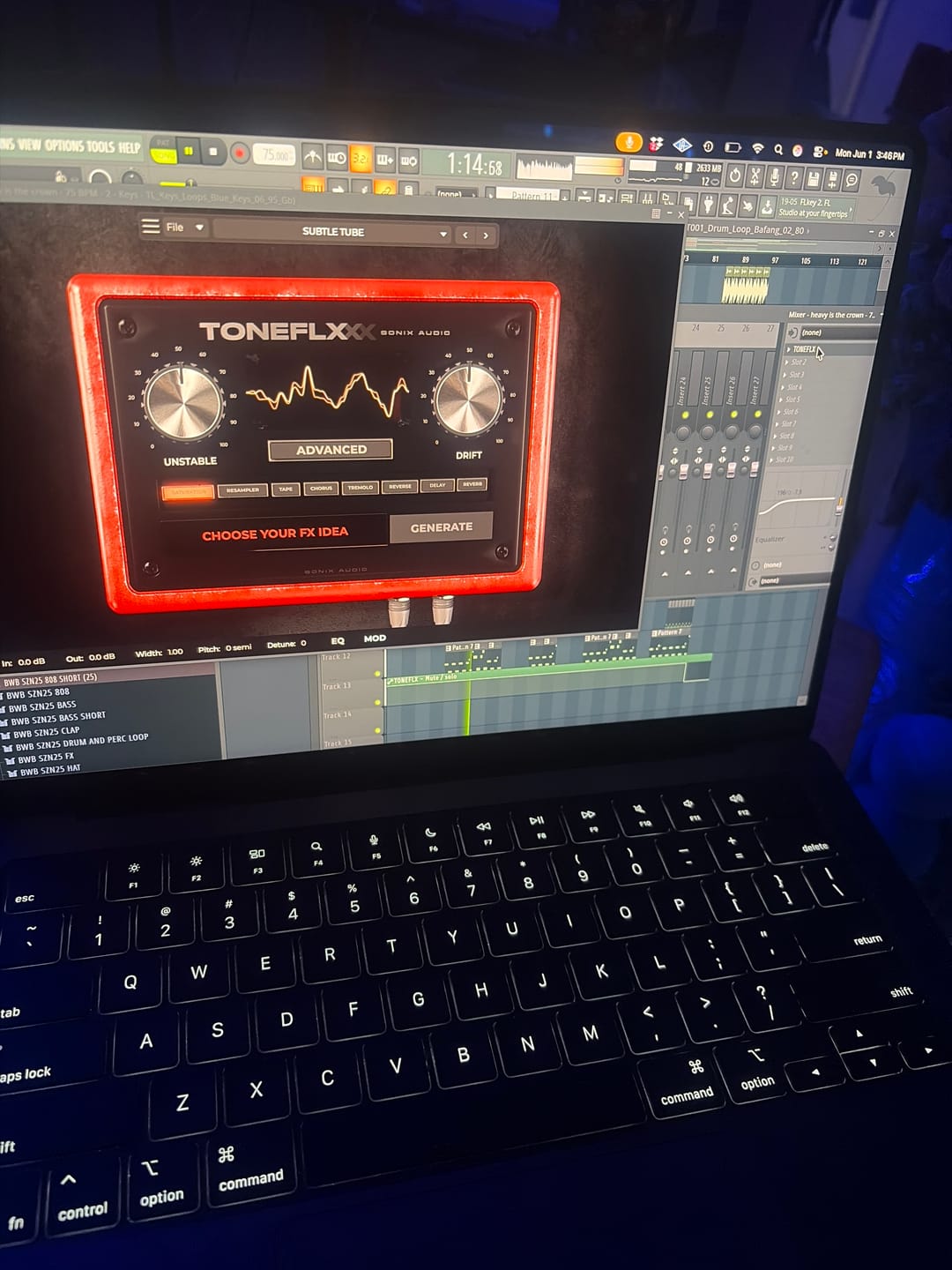 Customer photo review of TONEFLX - MULTI FX PEDALBOARD PLUGIN