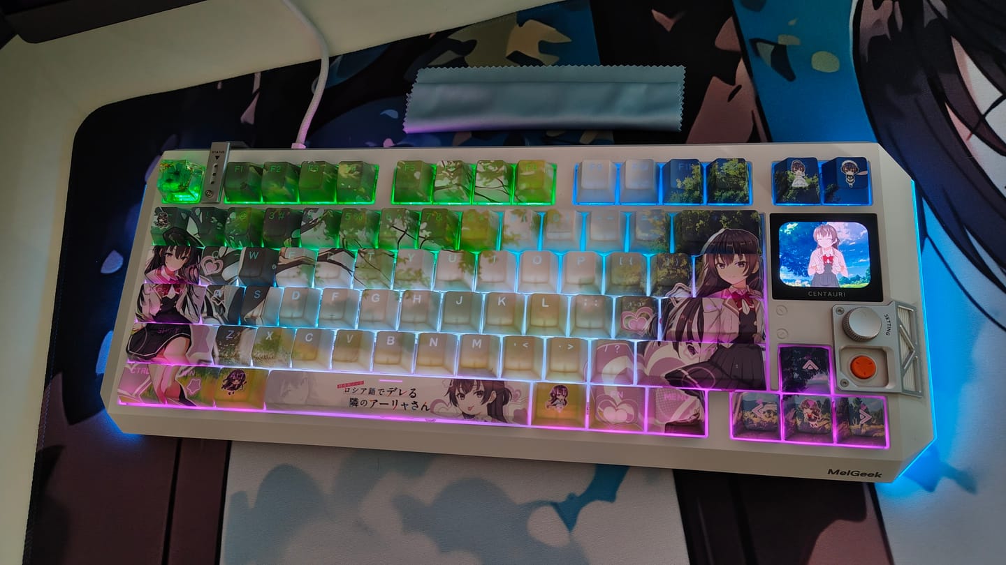 Customer photo review of Centauri60/80 Hall Effect Gaming Keyboard