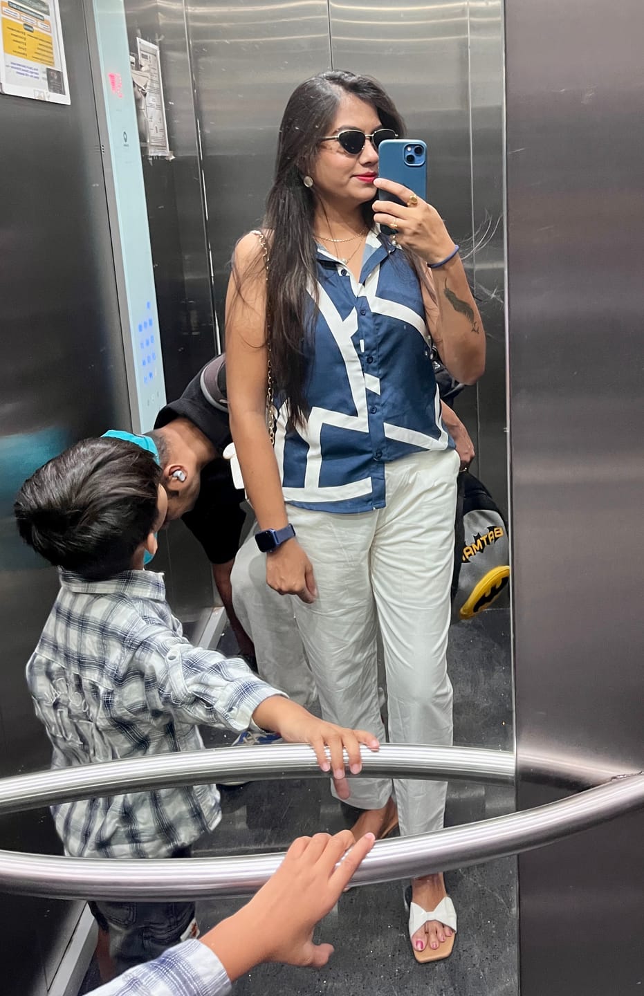 Customer photo review of Women White Cotton Pant