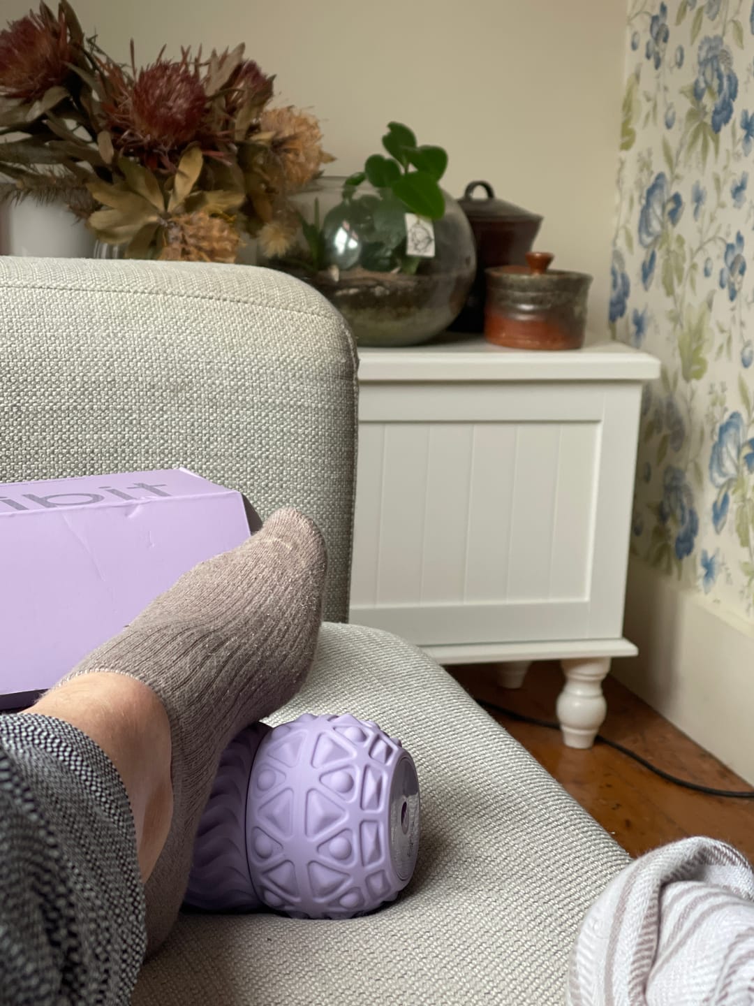 Customer photo review of Portable Vibrating Massage Roller - Vibit ROLL
