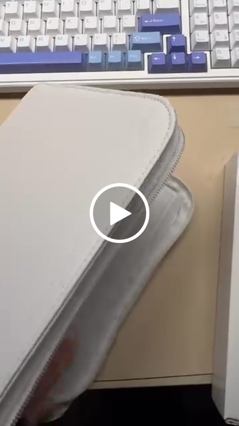Customer video review of White Plaid 4/9/12-Pocket PU Binder