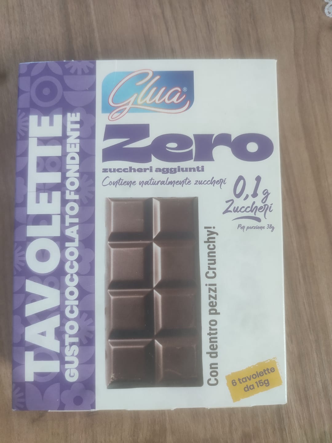 Customer photo review of Tavolette di cioccolato fondente