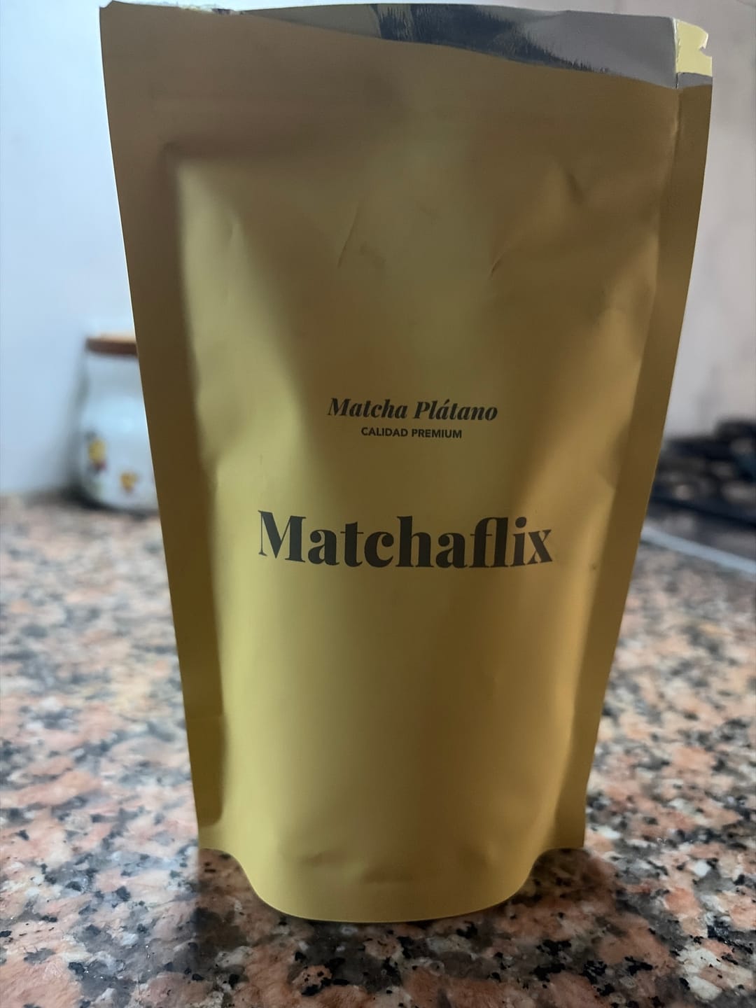 Customer photo review of Té Matcha Premium Plátano