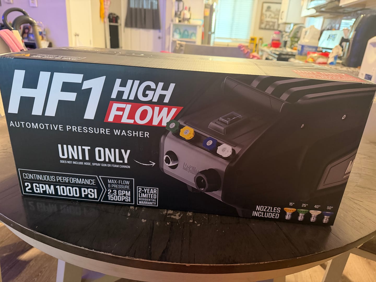 Customer photo review of McKillans HF1 — High-Flow Pressure Washer for Cars