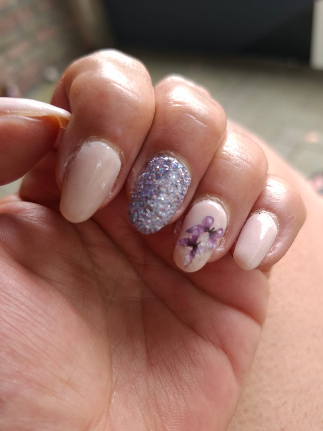 Customer photo review of Peel Off Base Coat