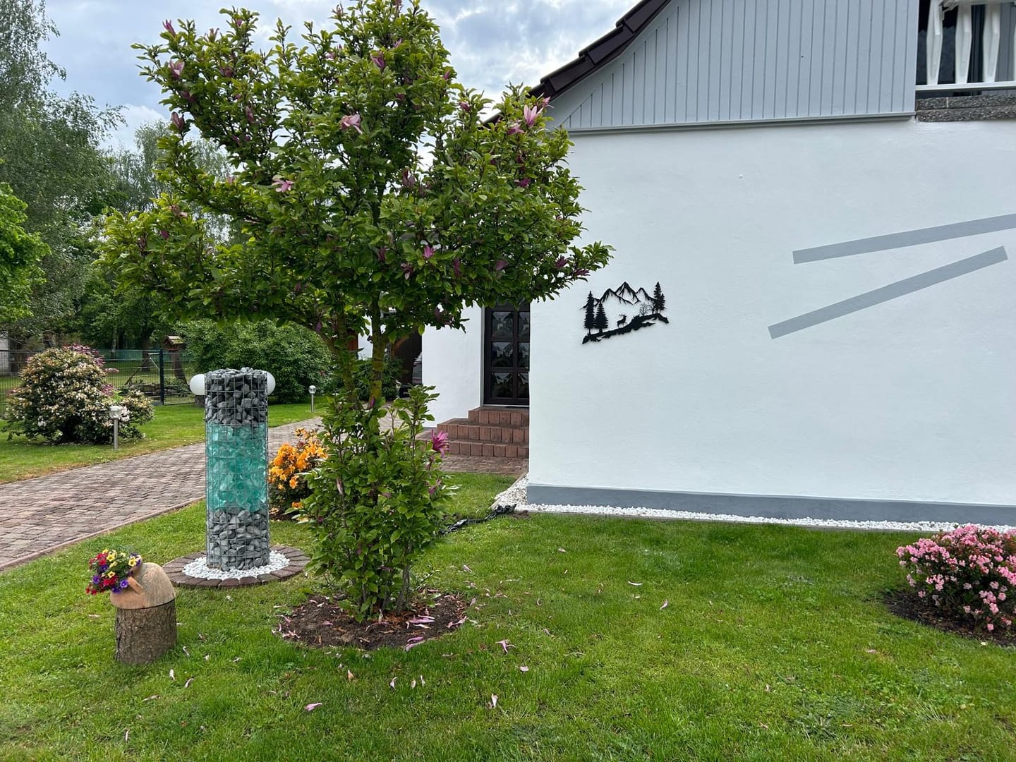 Customer photo review of Décoration Murale en Métal - Montagne et Cerf