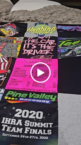 Customer video review of Project Repat T-Shirt Quilt