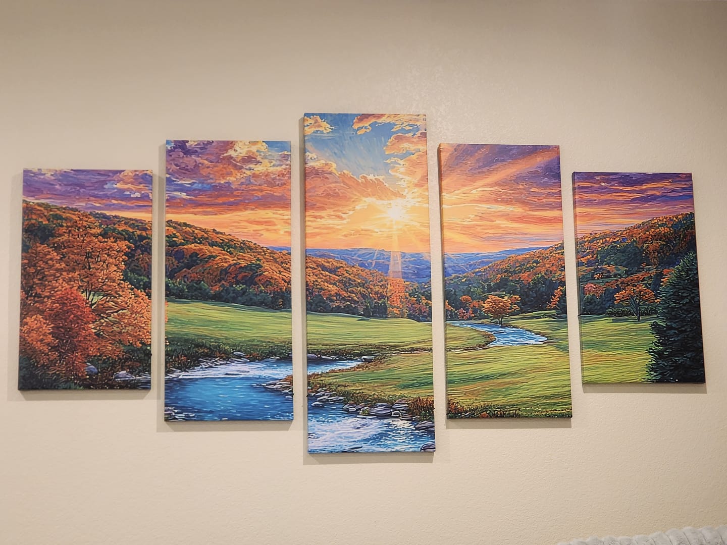 Customer photo review of Create Your Own Legendary Wall Art