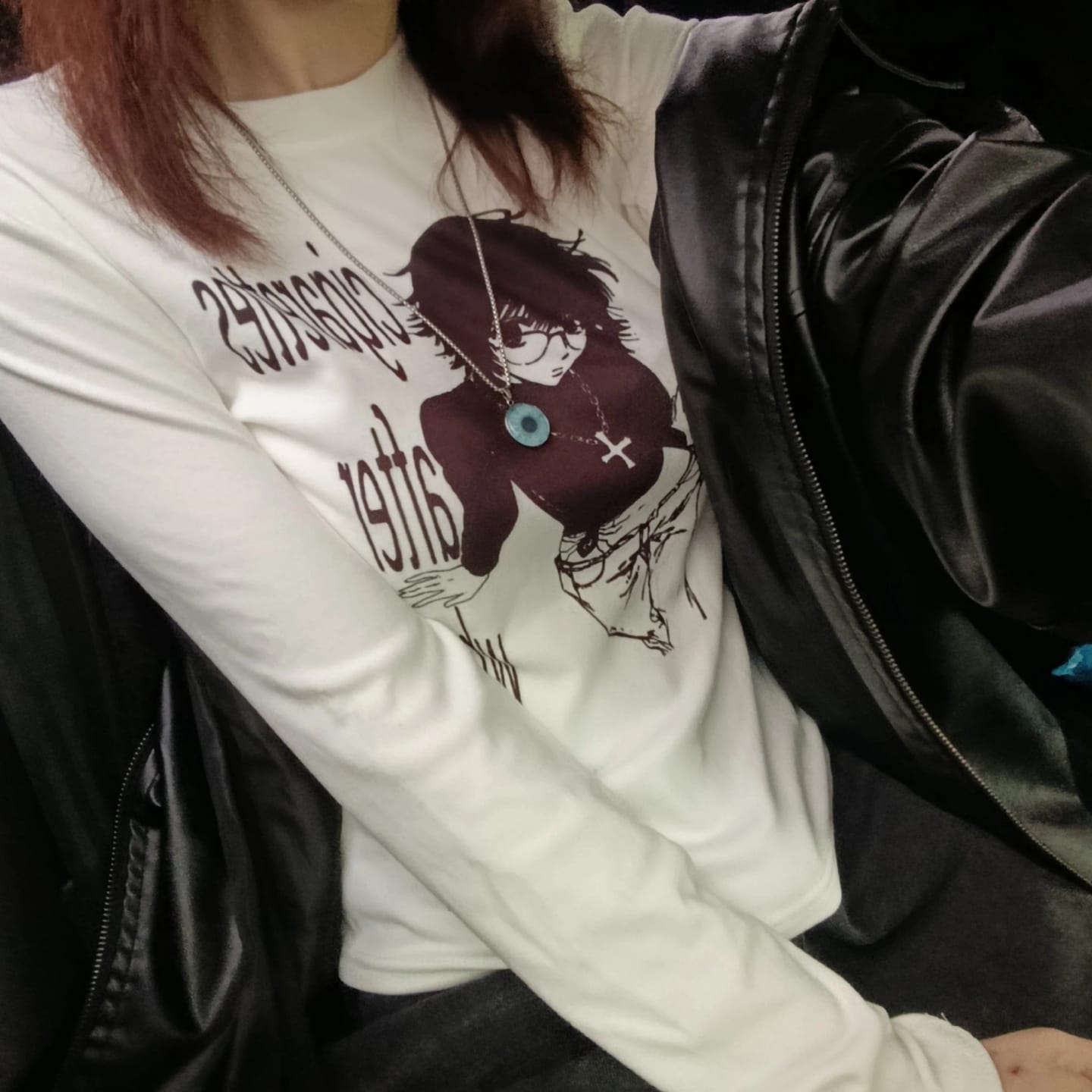 Customer photo review of Cigarettes T-shirt