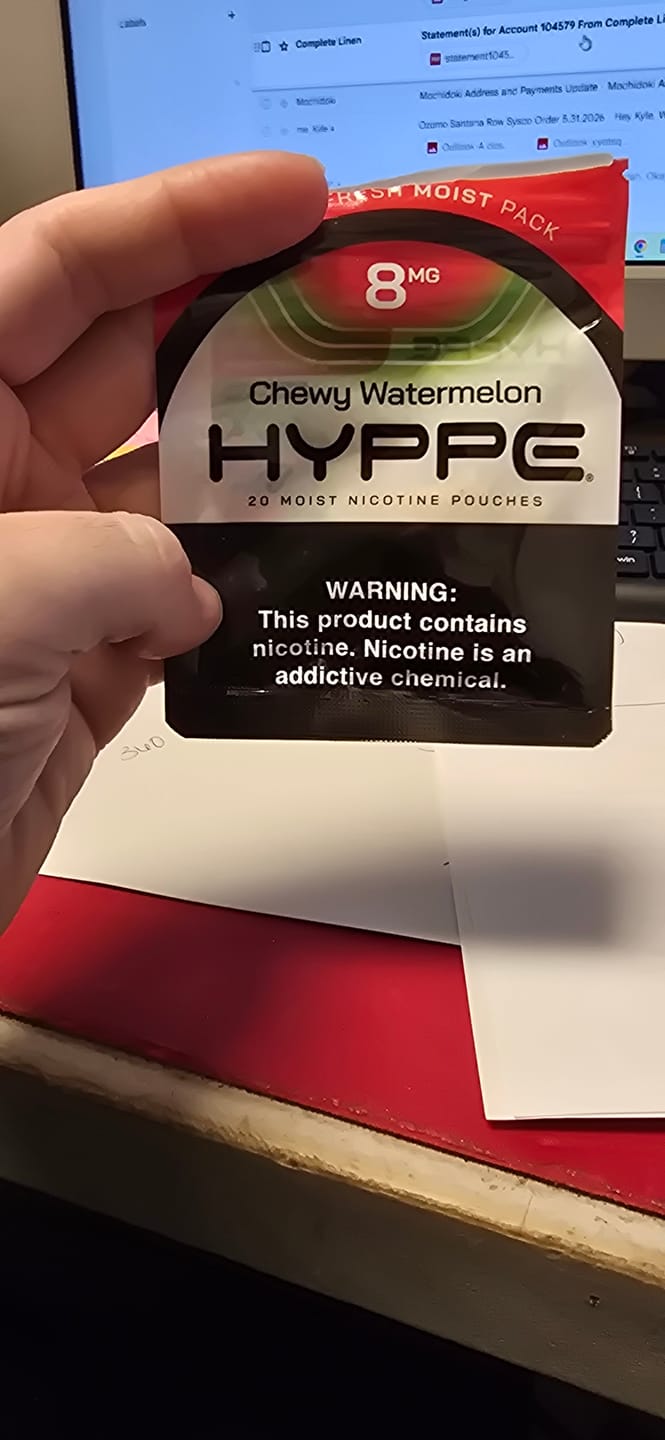 Customer photo review of HYPPE Moist Pouches