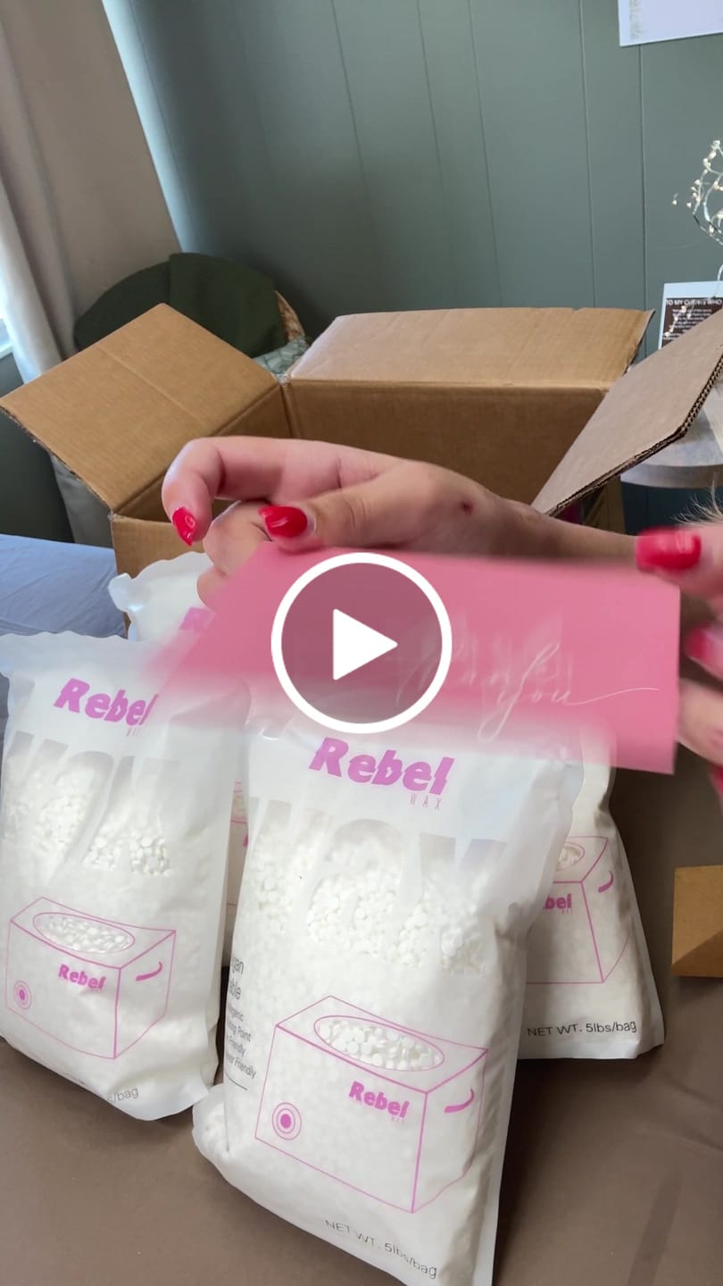 Customer video review of Rebel Hard Wax Beads - 20 lbs Combo Pack