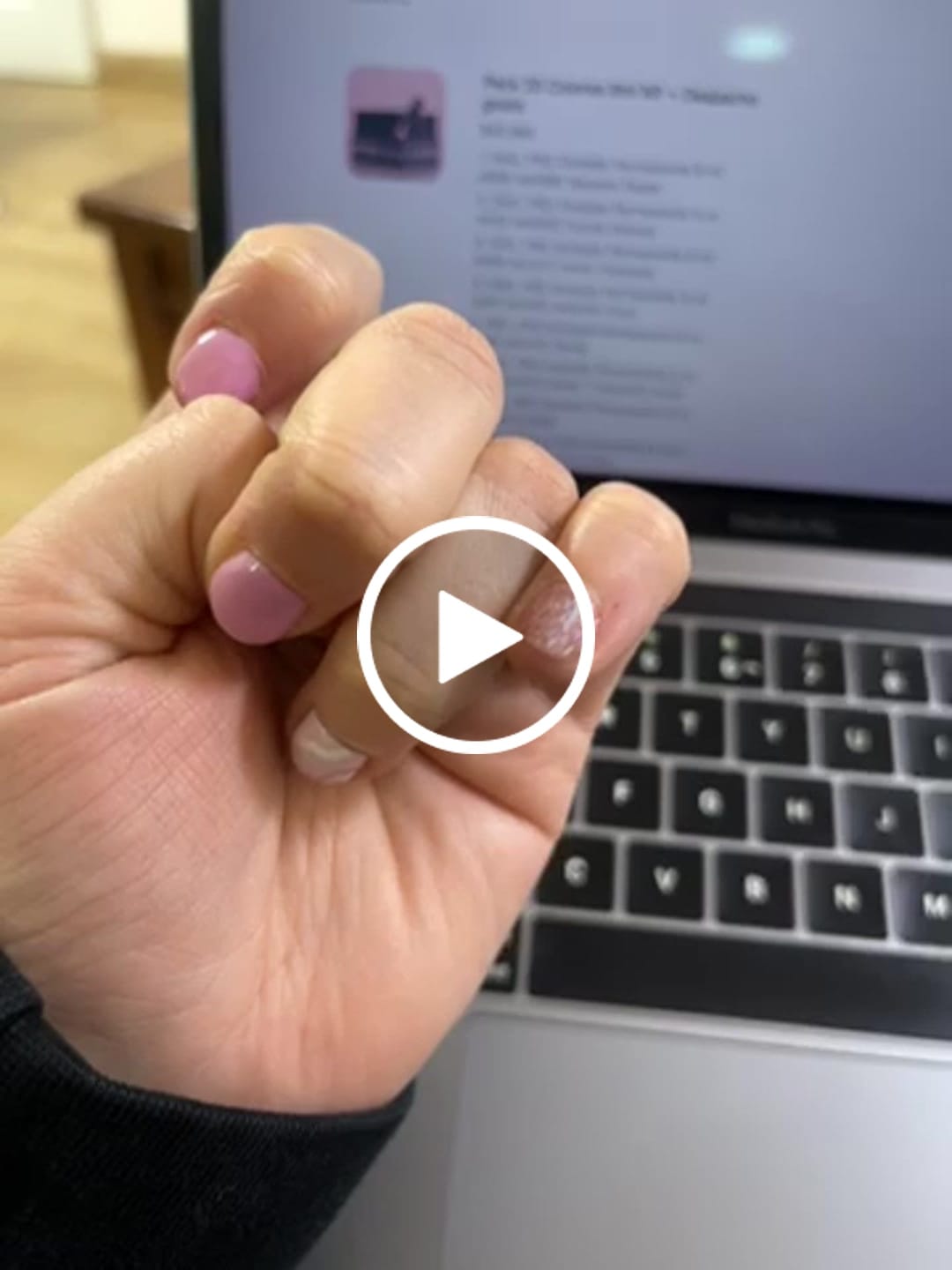 Customer video review of NAIL PRO Esmalte Permanente 8 ml X154 (ex223) Rosado pastel micro glitter