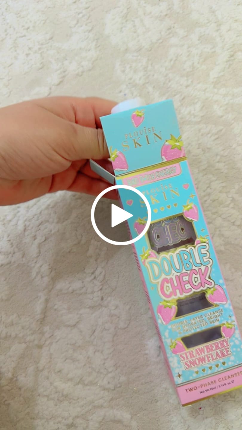 Customer video review of Double Check Double Layer Cleanser