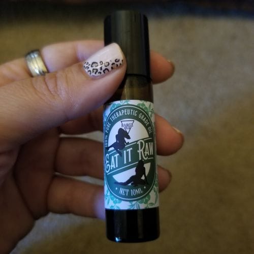 Customer photo review of Bargz Eat It Raw Fragrance Perfume Oil, Mature Fruity Scent with Sweet Awakening Effect