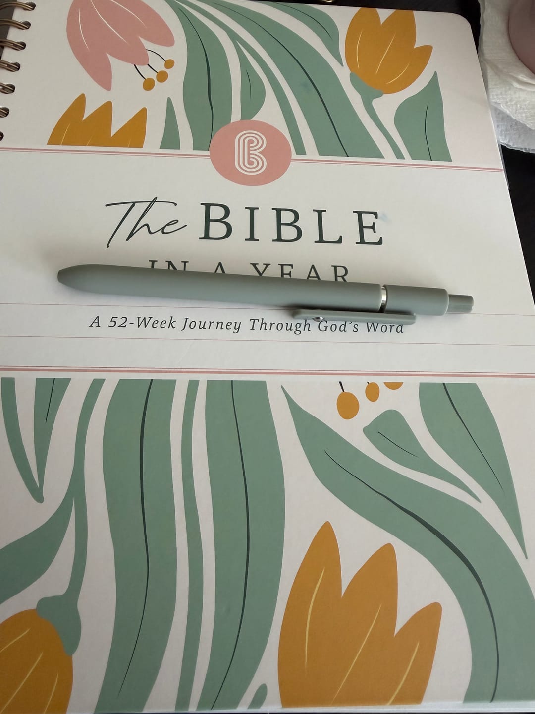 Customer photo review of The Bible In A Year: A 52-Week Journey Through God's Word