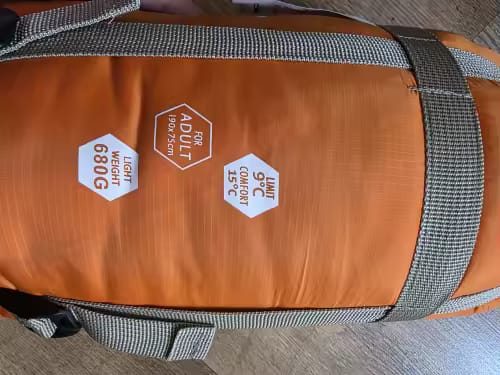 Customer photo review of Ultraleichter Envelope-Schlafsack – 3-Jahreszeiten Camping & Reisen