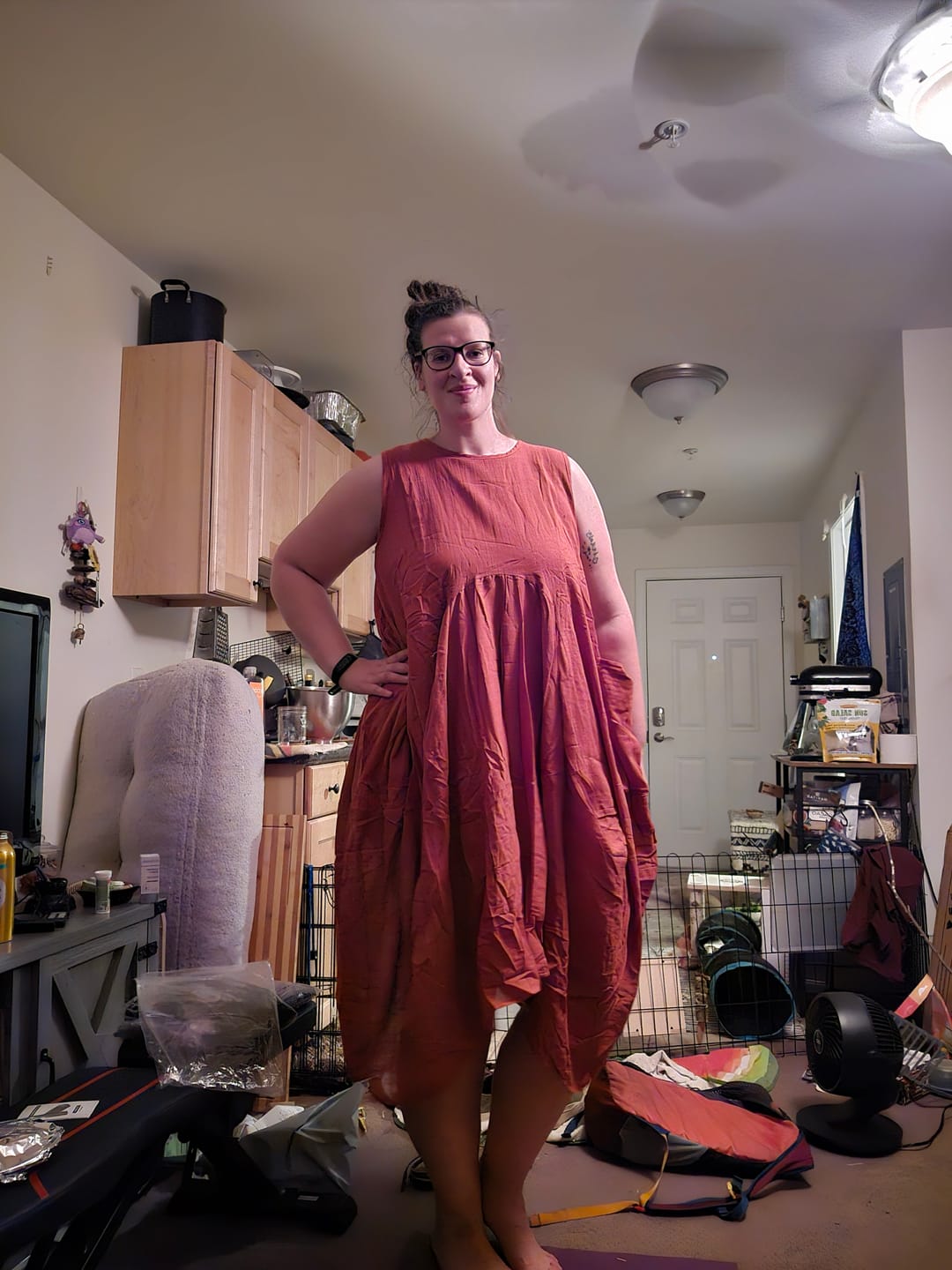 Customer photo review of Midaxi Dress Wayan Rust