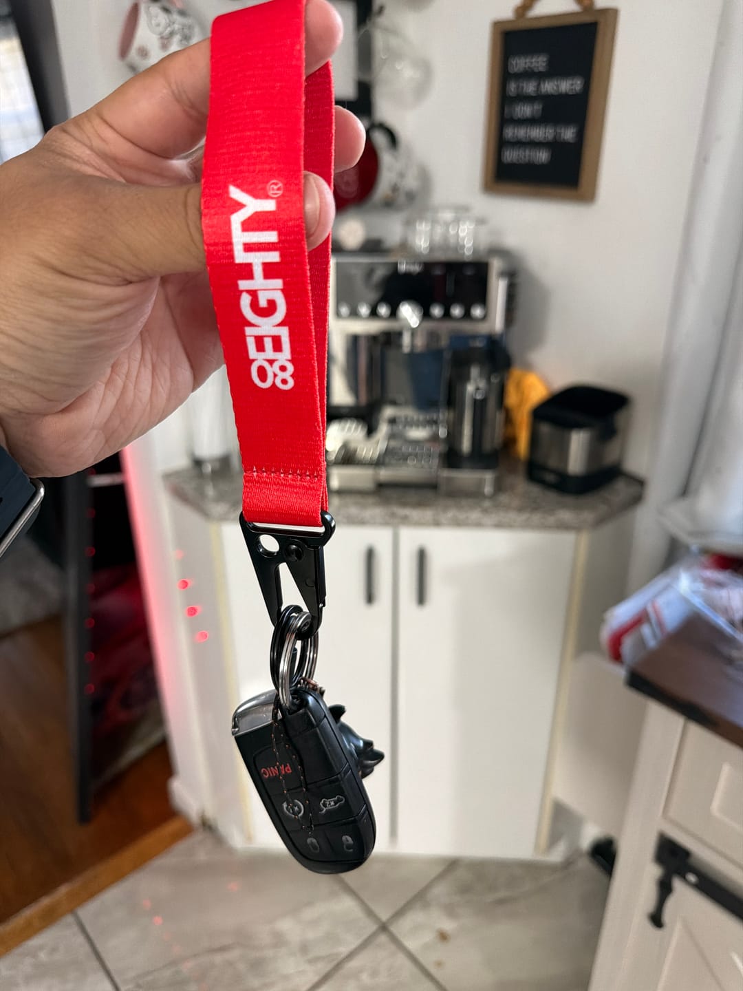 Customer photo review of 80Eighty® Remove Before Launch WristStrap