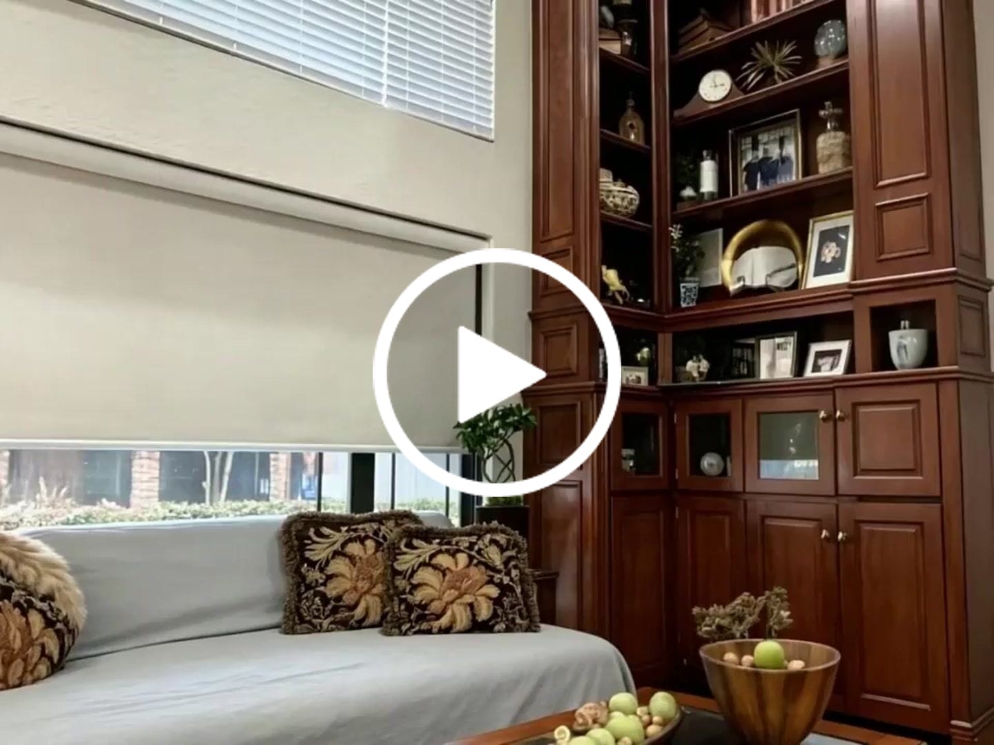 Customer video review of Smart Motorized Roller Shades 100% Blackout Essential