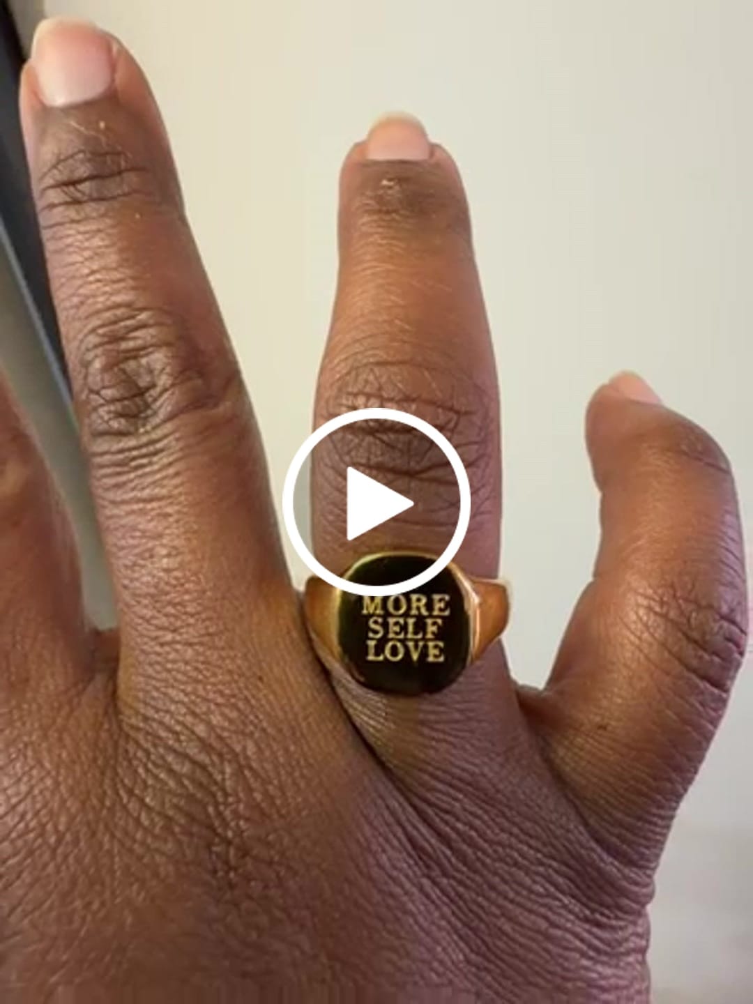Customer video review of Inspiration Signet Rings