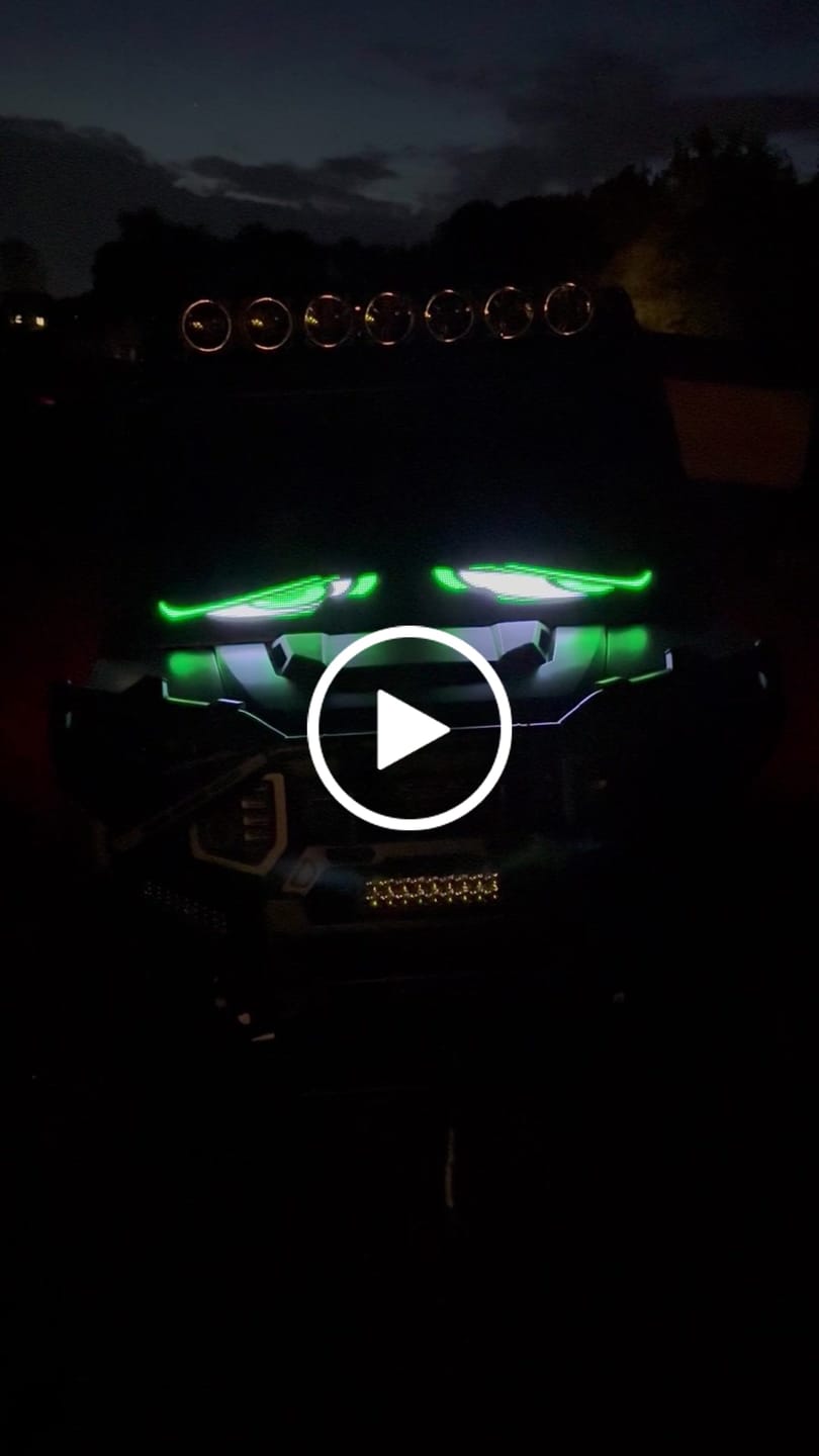 Customer video review of Electra Eyes - LED Animated Eyes