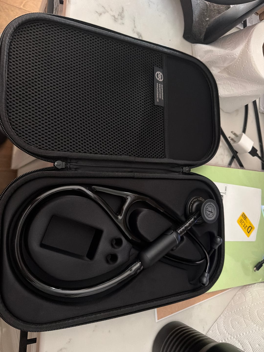 Customer photo review of Pod Technical Cardiopod II Stethoscope Case for all Littmann Stethoscopes - All Black