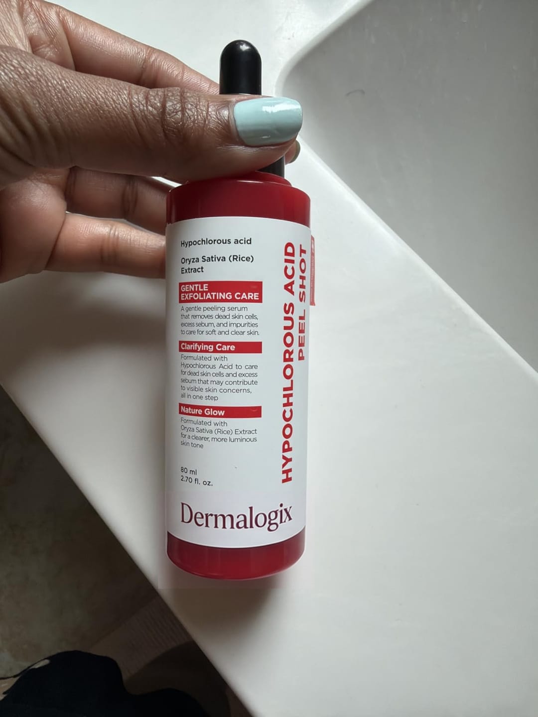 Customer photo review of PEEL SHOT | Оризова ампула