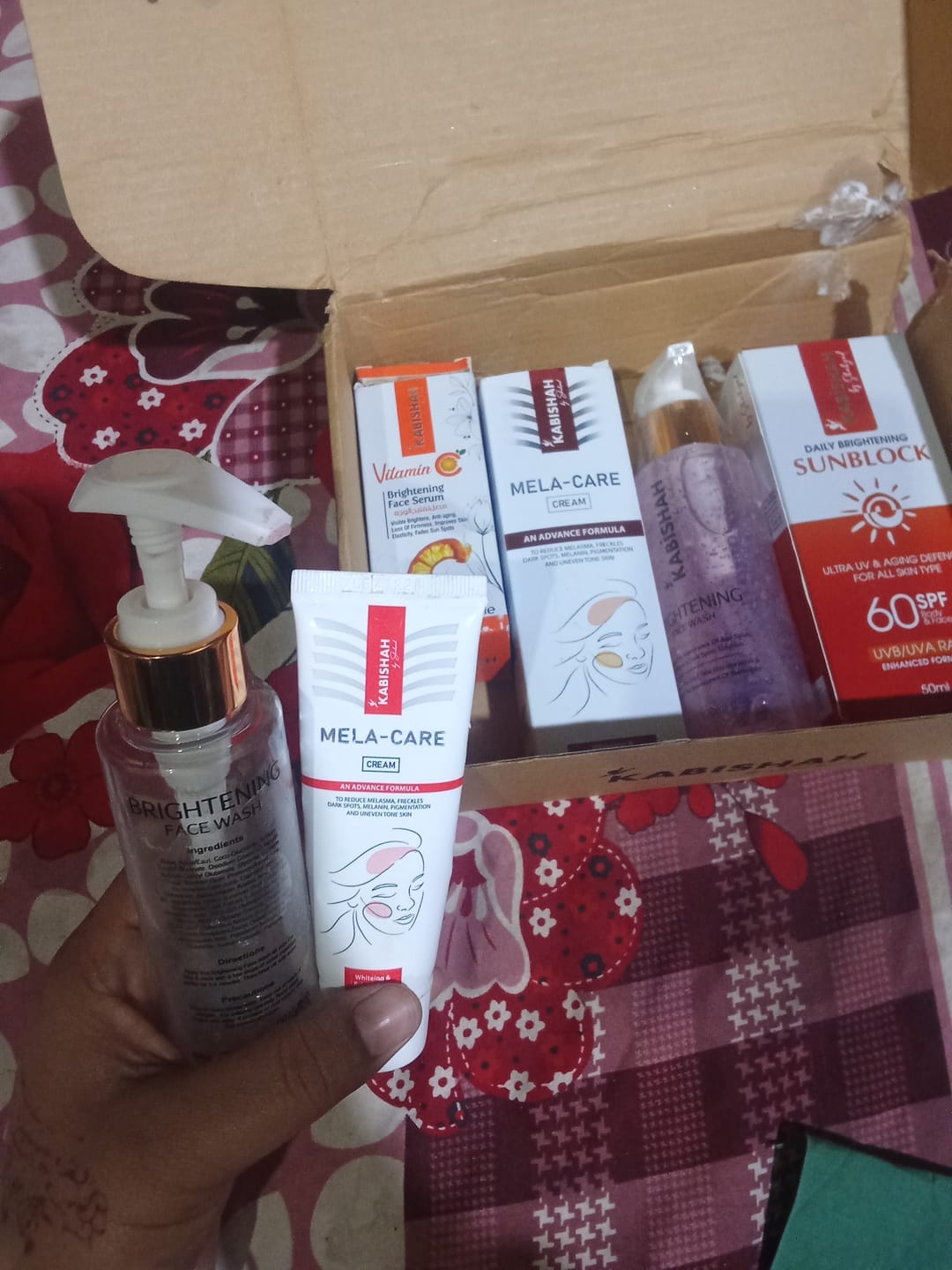 Customer photo review of Special Pigmentation Bundle