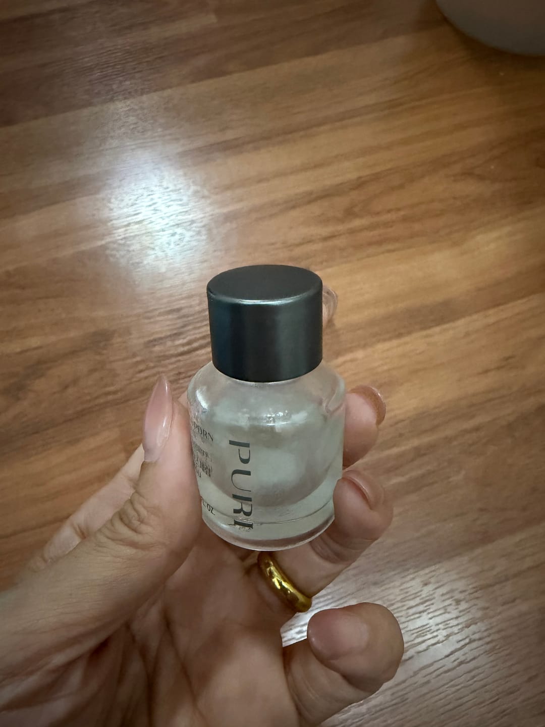 Customer photo review of PURI Matcha PDRN exosome Bounce Serum