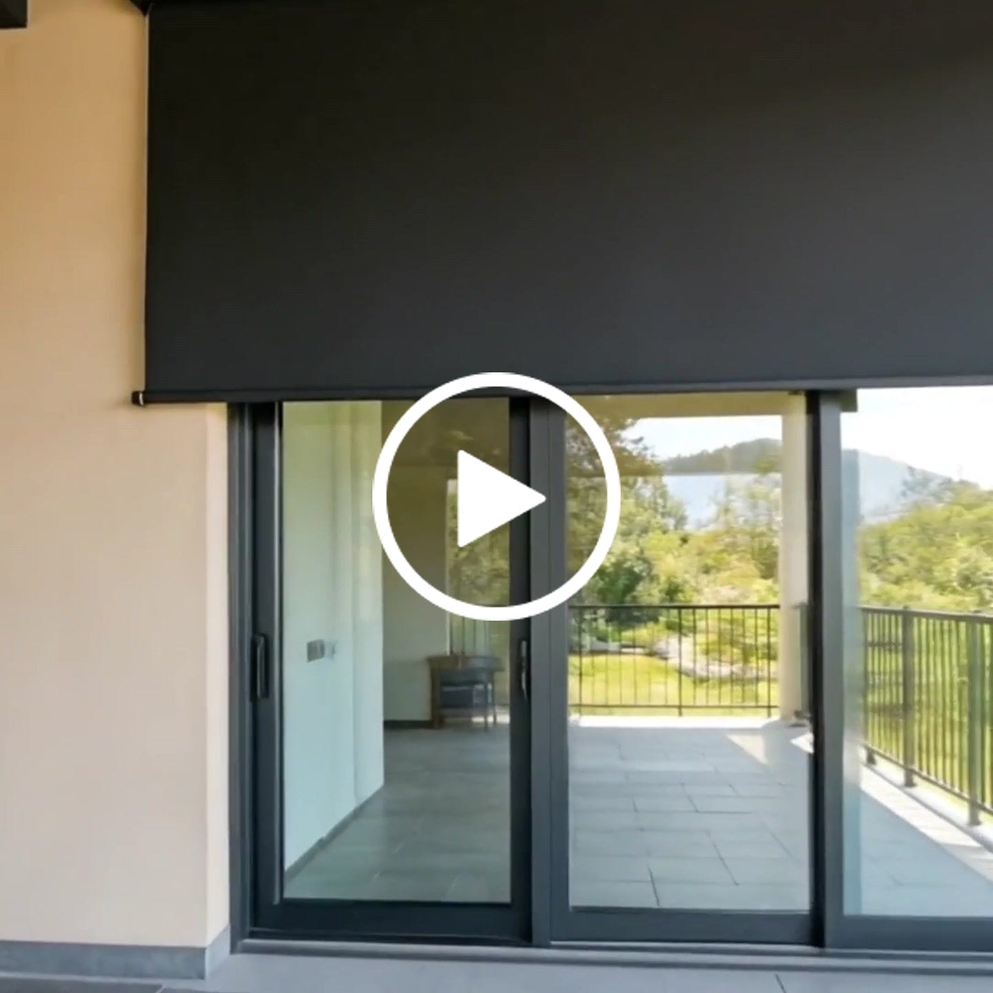 Customer video review of Smart Motorized Outdoor Shades 5% Openness
