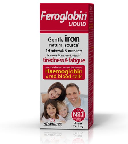 مراجعة بالصور من عميل لمنتج Vitabiotics Feroglobin Liquid Iron Syrup 200ml - Iron & B-Vitamin Complex for Blood Health