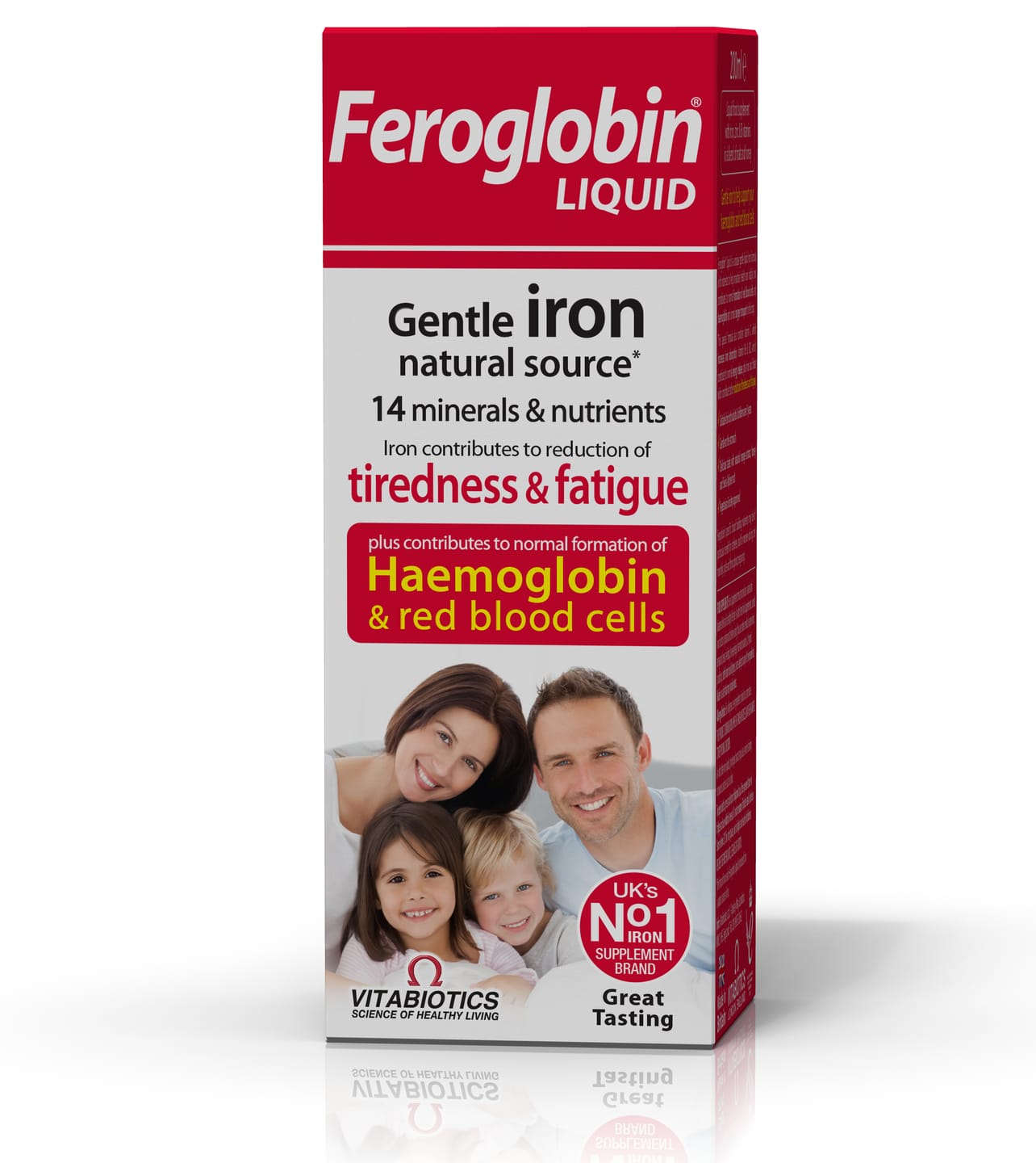Customer photo review of Vitabiotics Feroglobin Liquid Iron Syrup 200ml - Iron & B-Vitamin Complex for Blood Health