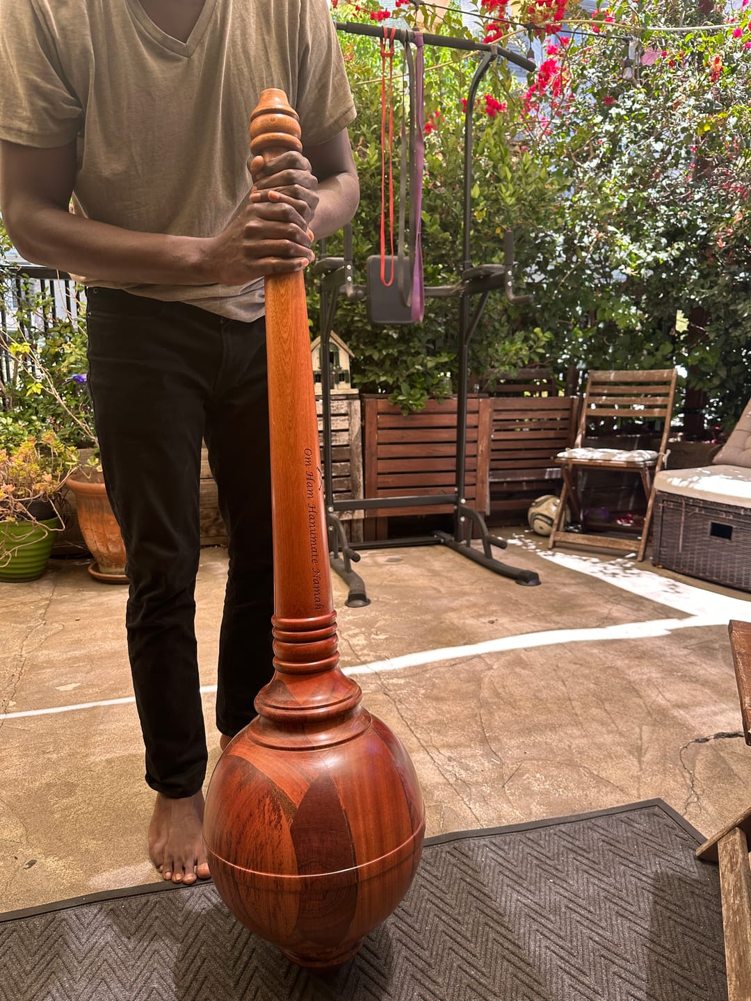 Customer photo review of Indian Hanuman Gada