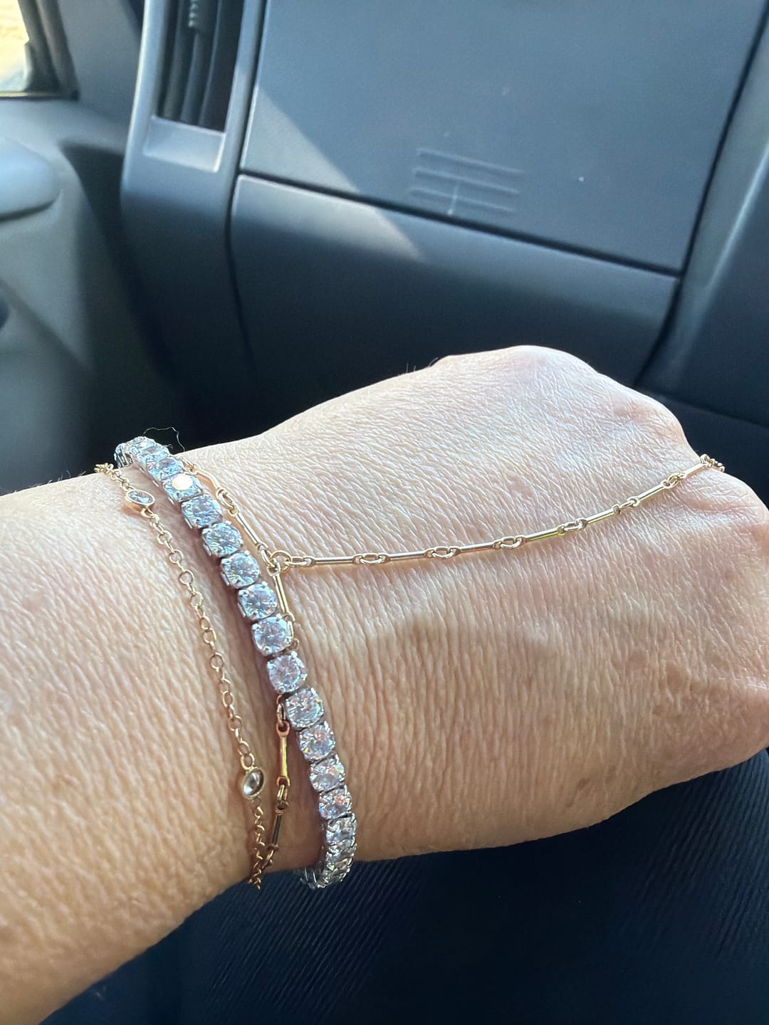 Customer photo review of Kayla Bloom Bracelet Clear