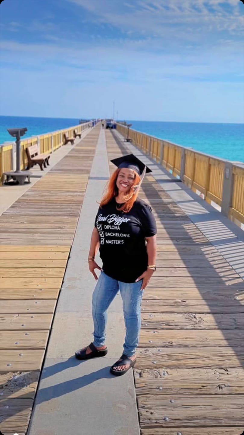 Customer photo review of Goal Digger Master's tee