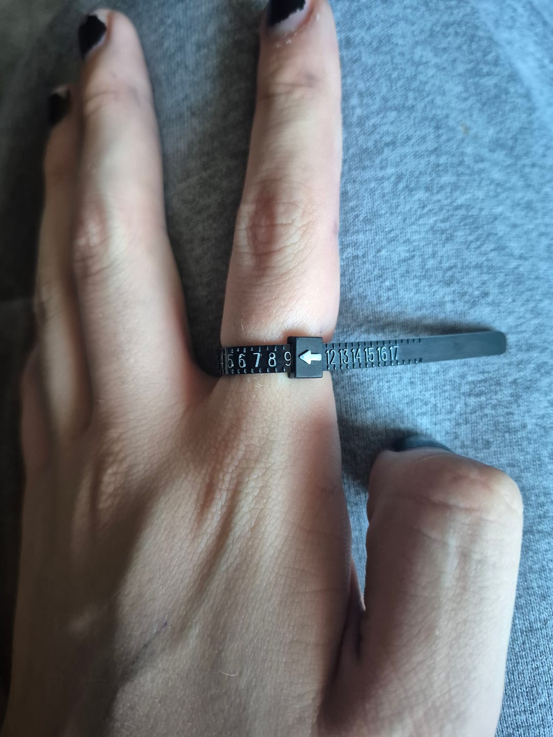 Customer photo review of FREE RING SIZER