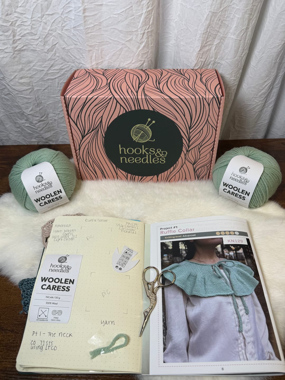 Customer photo review of Hooks & Needles Subscription Box