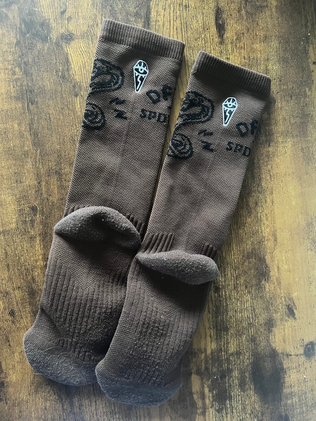 Customer photo review of Lucky Dip | Compression Shred Socks