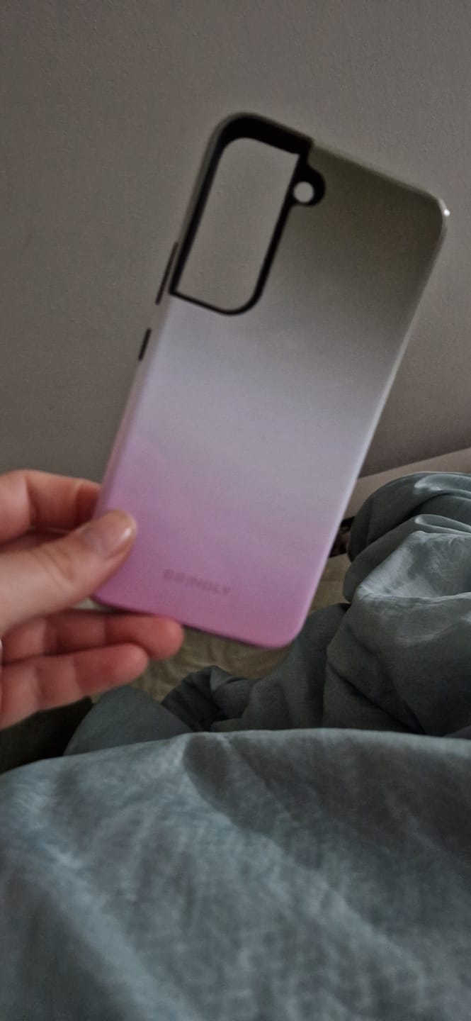 Customer photo review of Matcha Blush - Tough Phone Case
