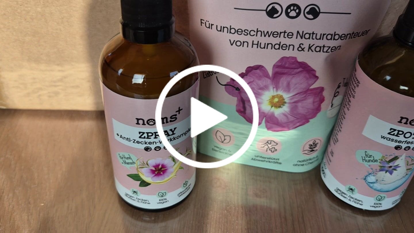 Customer video review of Zpray für Hunde und Menschen gegen Zecken, Flöhe, Milben & Mücken