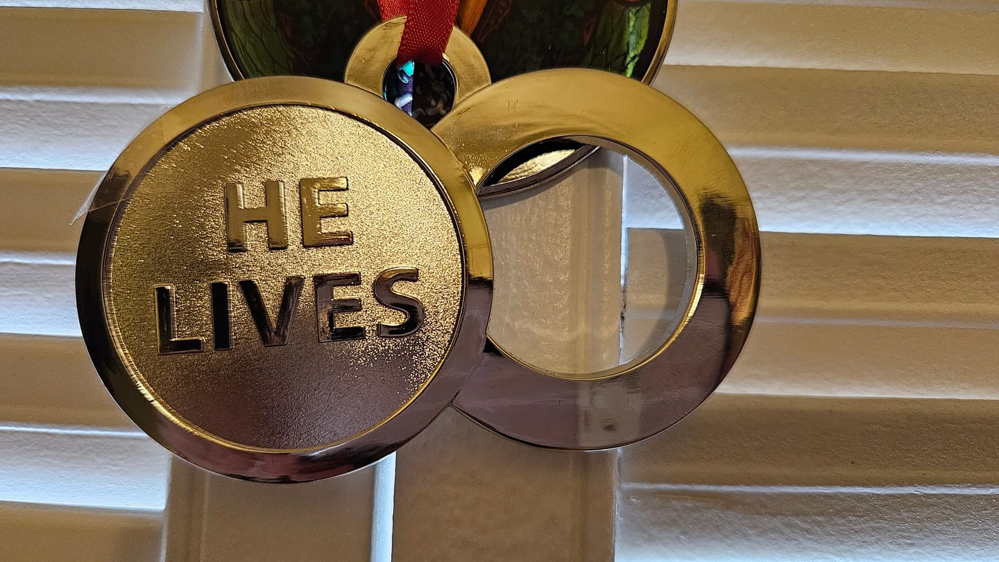 Customer photo review of Empty Tomb Christmas Ornament