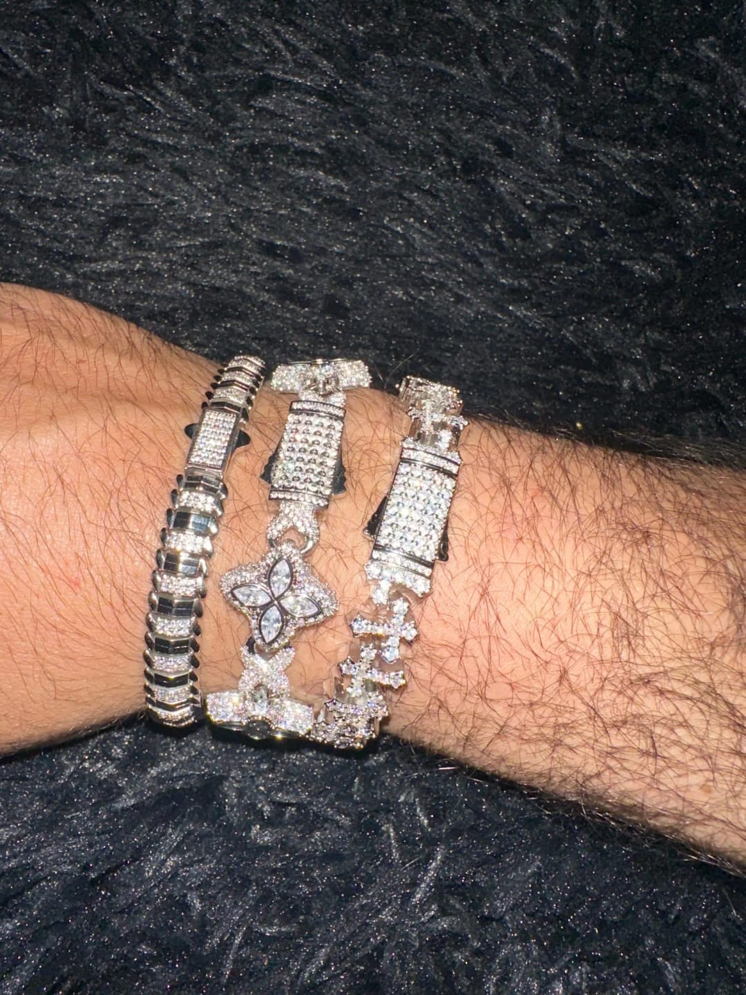 Customer photo review of ANCHORED CROSS LINK BRACELET