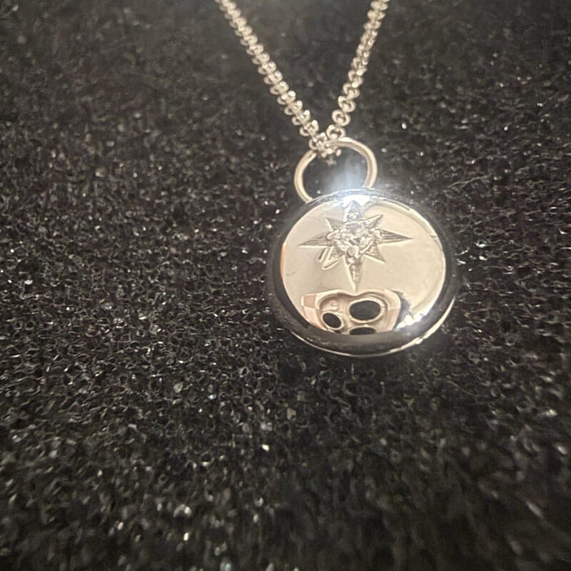 Customer photo review of Custom Photo Locket Necklace